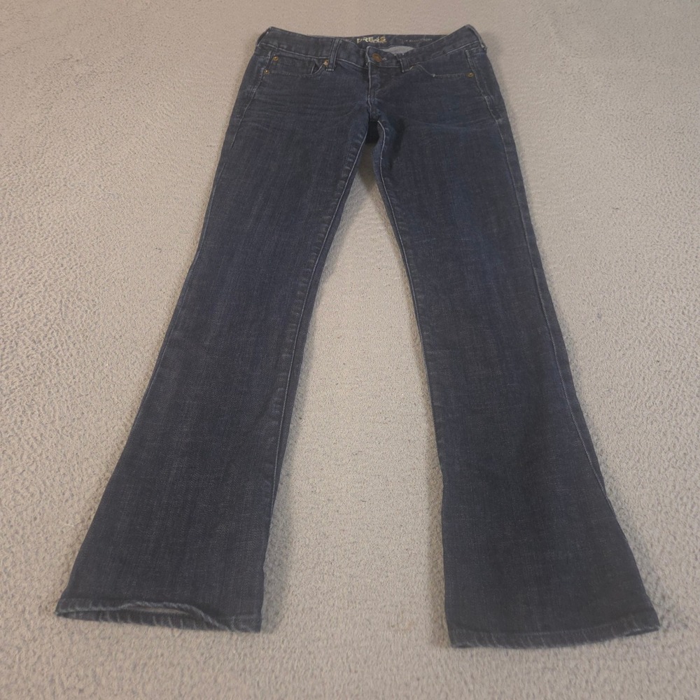 Express Jeans Womens 2 Short Dark Stella Barely Boot Bootcut Stretch Low Rise